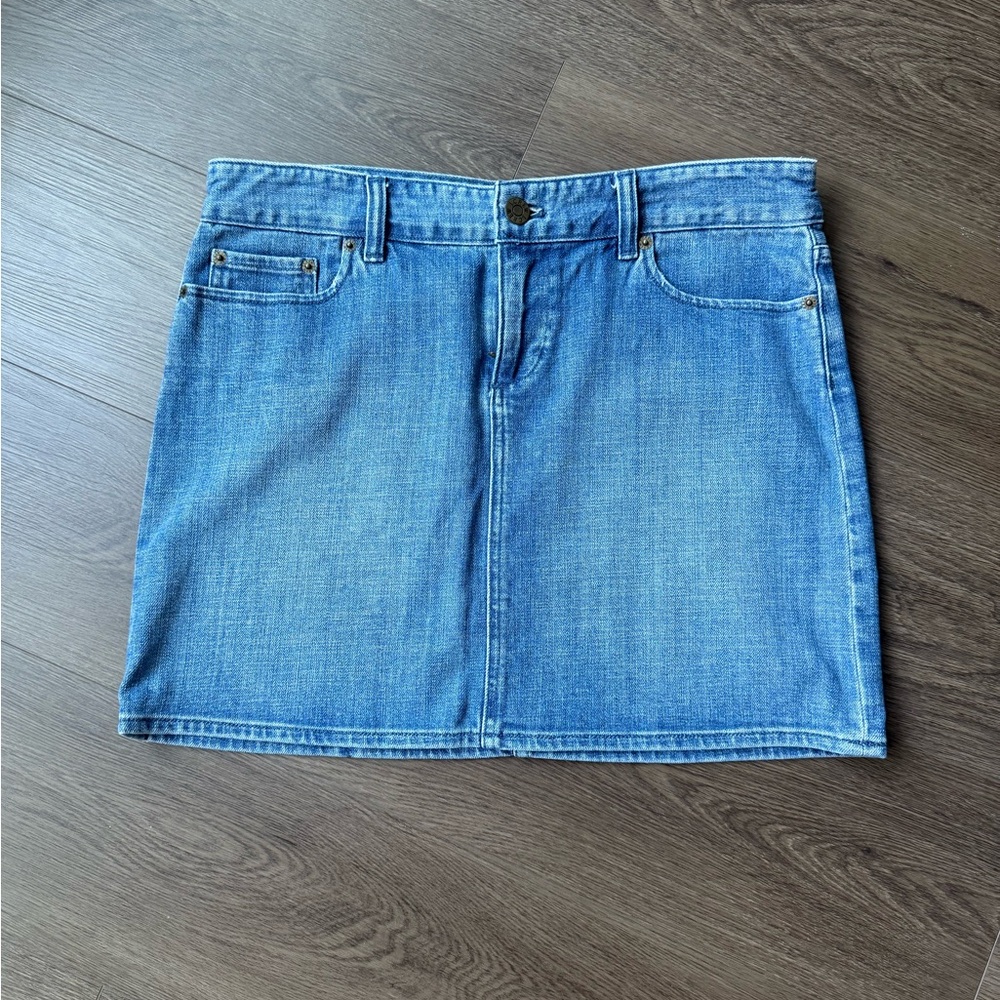 J. Crew Blue Denim Skirt Casual Denim